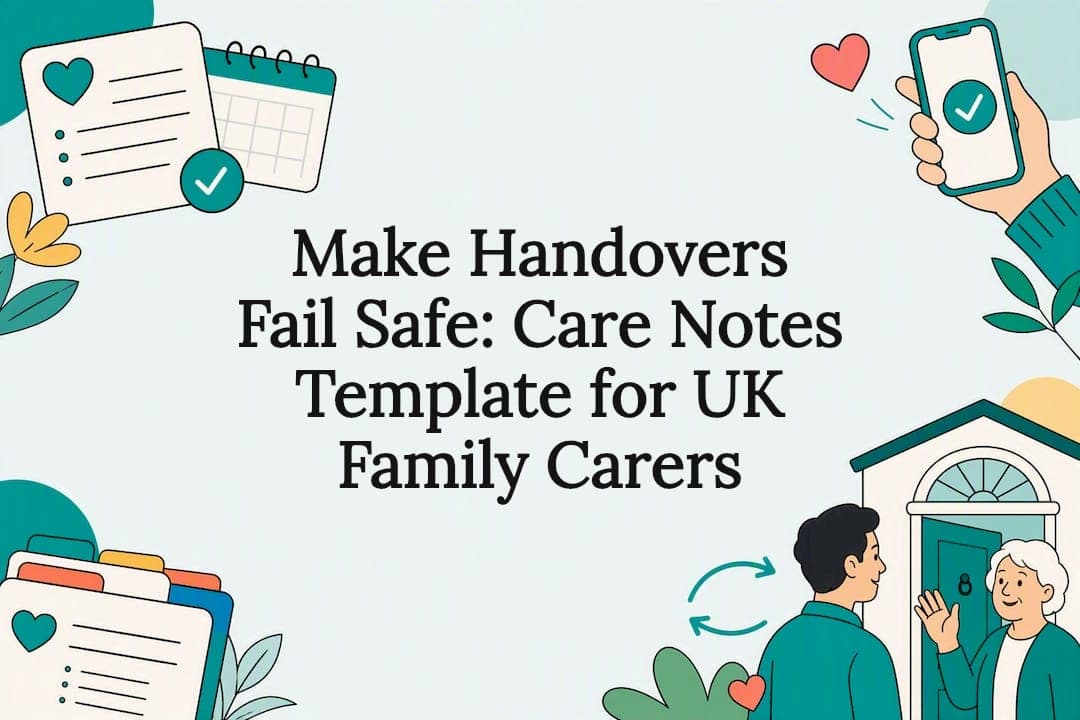 Make Handovers Fail Safe: Care Notes Template for UK Family Carers